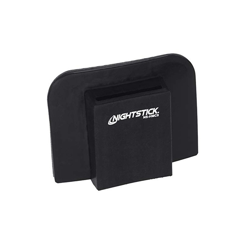 Nightstick NS-HMC9 Heavy-Duty Rubber Hard Hat Mount, One Size, Black