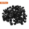 sourcing map 60pcs 4-5mm Strain Relief Cord Connector Cable Bushing