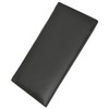 Hand Crafted Genuine Soft Leather Checkbook Cover simple (Premium Black)