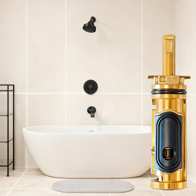 Replacement Brass Cartridge for Moen 1222 Posi-Temp Tub Spout Showe