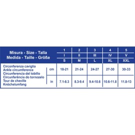 SCUDOTEX Natural Cotton Polyester Anklet Size 3