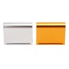 2pcs Leather Edge Slicker Gold Silver Aluminium Alloy Leather Trimming