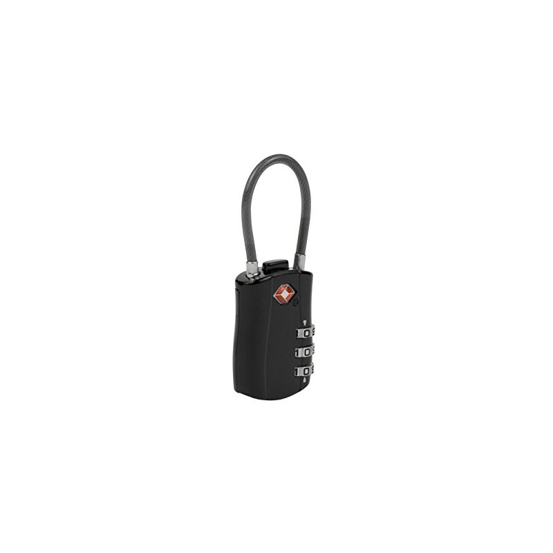Travelon TSA Cable Lock, Black