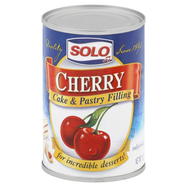 Solo Cherry Cake and Pastry Filling, 12 Ounce (Pack of 6)
