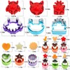 Edealing Cookie Cutters Set,12 PCS Vegetable Cutters Shapes and Bonus