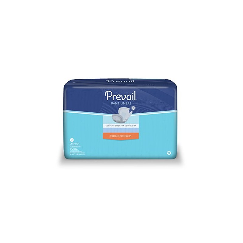 Prevail Pant Liner, Large Plus 28 Inch Length, Heavy Absorbency,