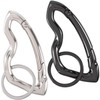 YALOJE 2 Packs Cool Carabiner Keychain, Irregular Metal Spring Snap
