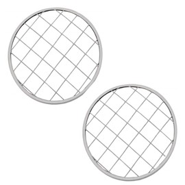 6Pcs Metal Mason Jar Flower Insert Lids Square Grids Stainless Steel Floral Organizer Wide Mouth Mason Canning Jars Lid