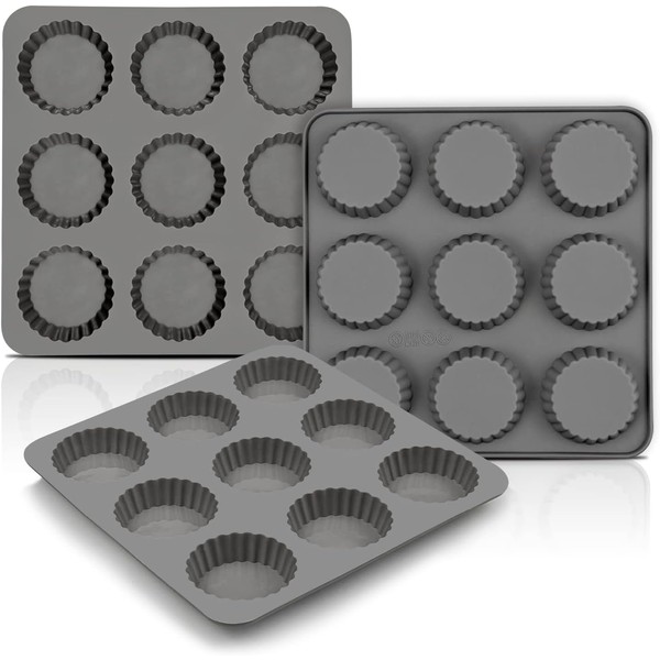 Palksky Chocolate Almond Peanut Butter Cup Mold - (3PCS) 9