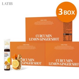 Lative [CJ Exclusive] Curcumin Lemon Ginger Shot 3 Boxes / 라티브 [CJ단독] 커큐민 레몬진저샷 3박스