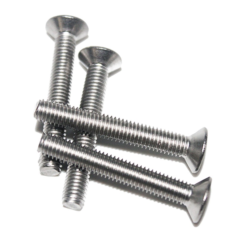 M4 x 50 mm Countersunk Screws with Hexagon Socket (Pack