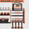 Xankzi Power Tool Organizer with Charging Station Wall Mount, 3