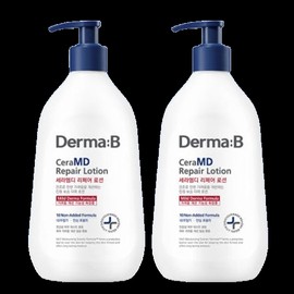 Dermavi CeraMD Repair Lotion 400ml (Sensitivity) 2 pcs. Itchiness, dryness improvement, face and body moisturizer / 더마비 세라엠디 리페어 로션 400ml(민감성) 2개 가려움 건조 개선 얼굴 바디 보습제