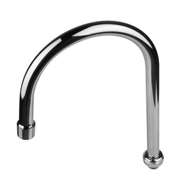 KWODE 6” Swivel Gooseneck Spout Replacement Kit for Commercial Kitchen Sink Faucet 360°Swing Spout with 2.2 GPM Nozzle Chrome(M25*1.25 Connector)