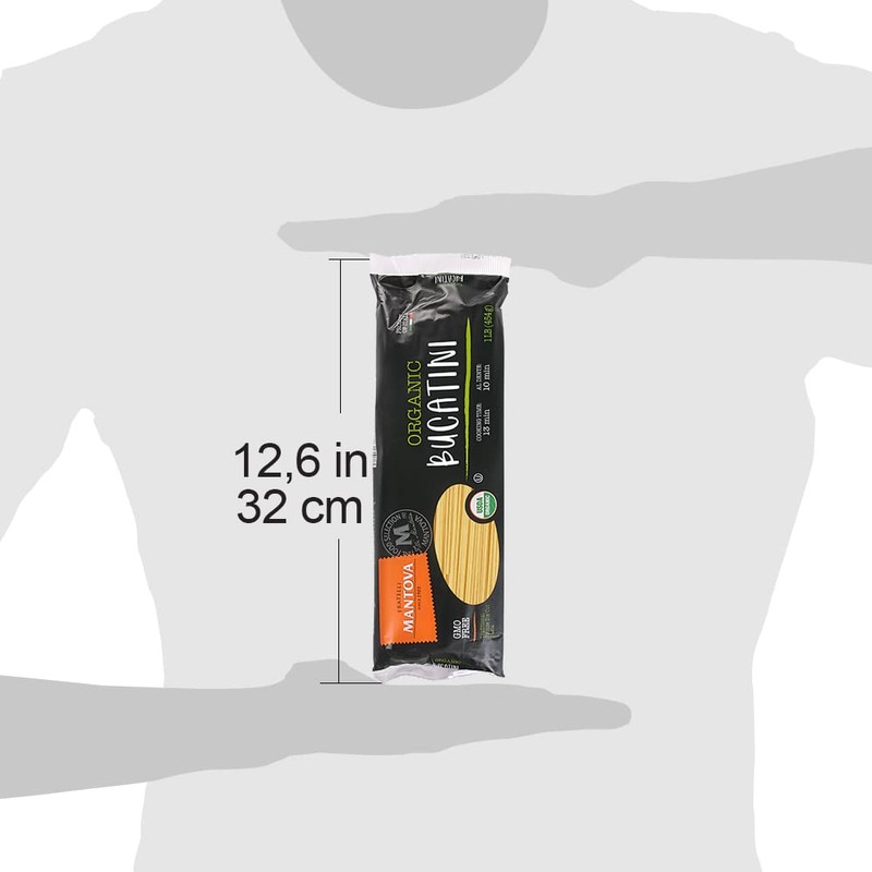 Bucatini Organic Italian Pasta (Pack of 6) 1 lb