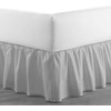 SlumberWell Twin Bed Skirt with Split Corners, Soft Microfiber, 12