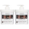 Advanced Clinicals Coconut Oil Cream. Two Spa Size 16oz Moisturizing