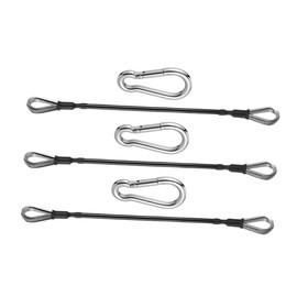 BESPORTBLE 3pcs Cable Machine Attachment: Fitness Equipment Accessories for Gym Cable for Pull Down Leg Extensions Gym Replacement