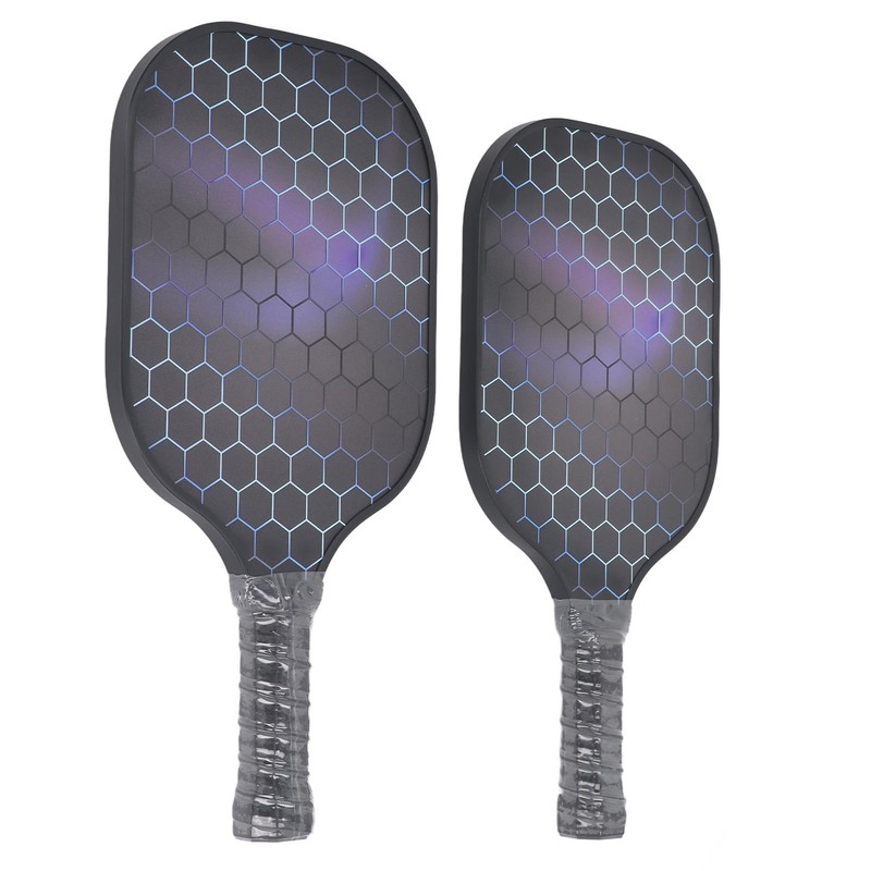 2PCS Pickleball Paddles Set Fiberglass Lightweight Pickle Ball Rackets with
