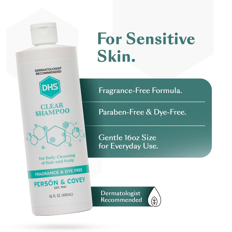 DHS Clear Shampoo, 16 Oz