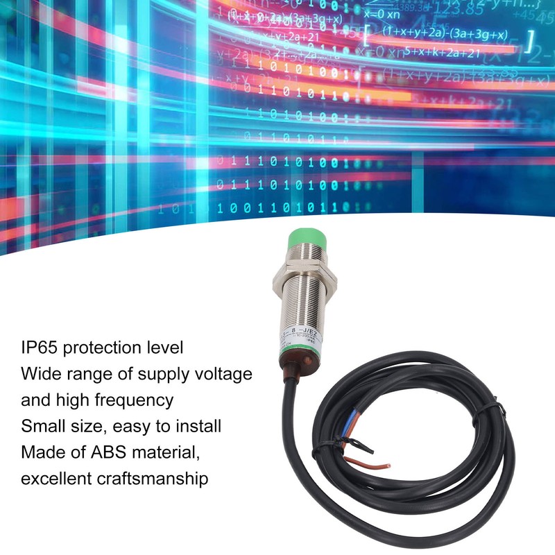 5Pcs Proximity Switch 2 Wire Normally Open 68Hz Response Frequency