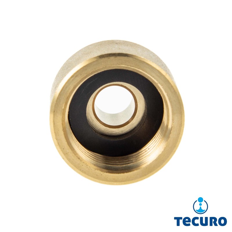 Reducer extension – outer x internal thread in untreated brass.