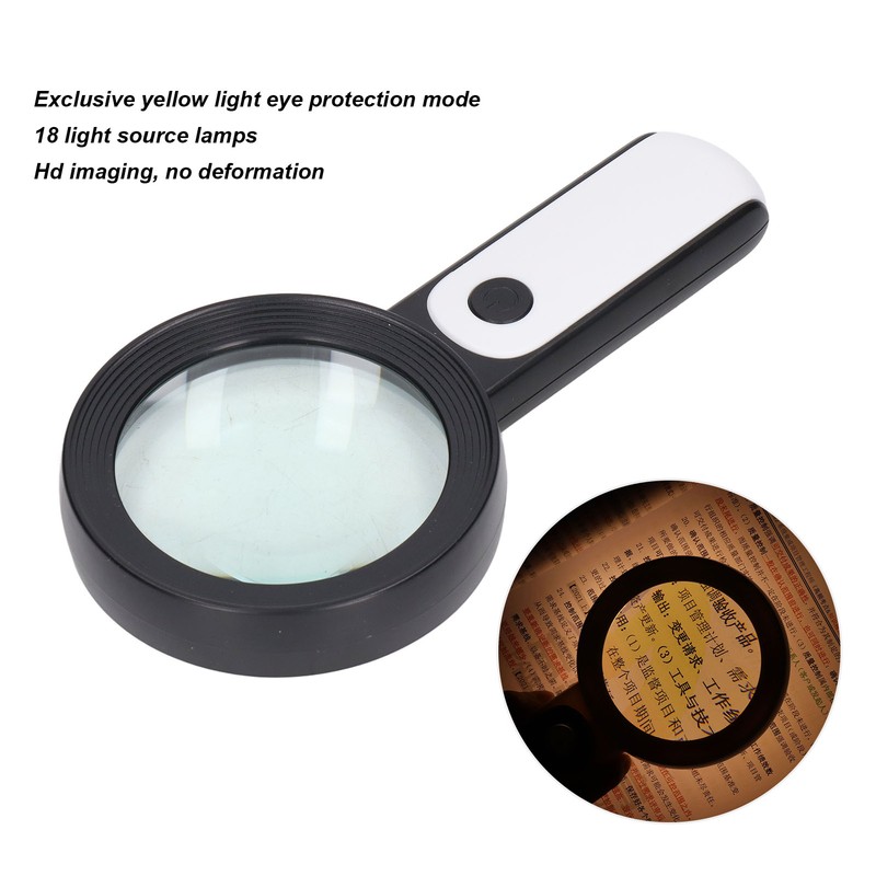 Magnifier Handheld Ultra Light 30X HD Imaging Optical Lens Maginifying