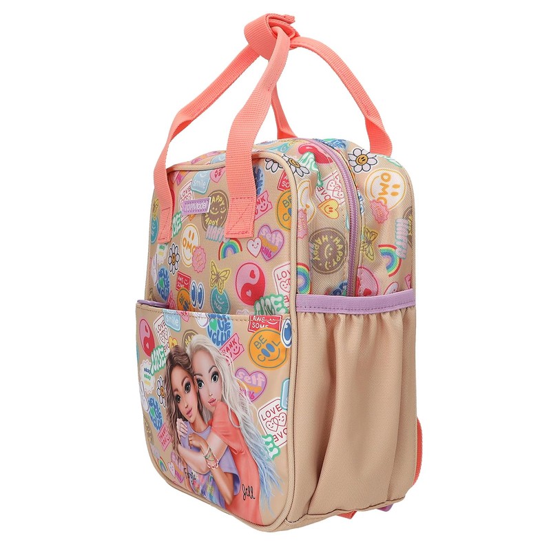 Depesche 13291 TOPModel Girl Power Backpack in Beige with Model