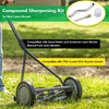 Dunkive Compound Sharpening Kit, Reel Lawn Mower Sharpening Kit Compatible