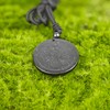 Zodiac Shungite Pendant Necklace - Natural Healing Stone with Engraved