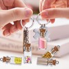 10 Pcs Small Glass Bottles with Cork Stoppers, 1.5ml Mini