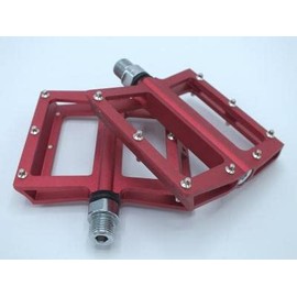 Neco CNC Aluminum Alloy BMX Downhill ATB Platform 9/16 Pedals (Red)