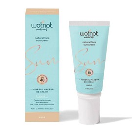 WOTNOT- Natural Face Sunscreen Tinted BB Cream SPF 40 - Nude/Light (60g)