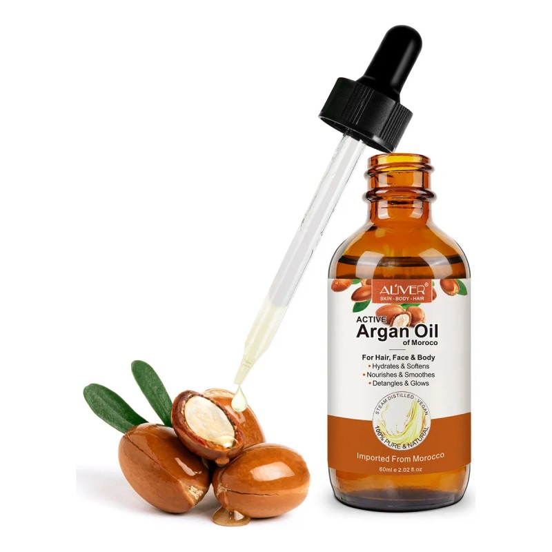 Aceite De Argán Activo De Marruecos Para Pelo Cara Cuerpo