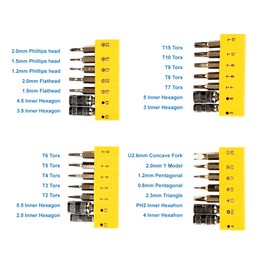 MMOBIEL 38 in 1 Multifunction Precision Magnetic Screwdriver Tool Set Screwdriver for Precision Mechanics