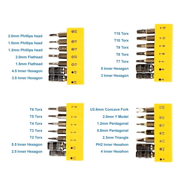 MMOBIEL 38 in 1 Multifunction Precision Magnetic Screwdriver Tool Set