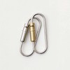 [CANDY DESIGN&WORKS] Bullet Carabiner Bullet Carabiner (A) Nickel, (C) Nickel/Brass
