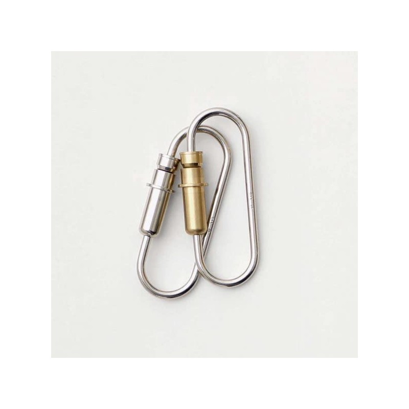 [CANDY DESIGN&WORKS] Bullet Carabiner Bullet Carabiner (A) Nickel, (C) Nickel/Brass