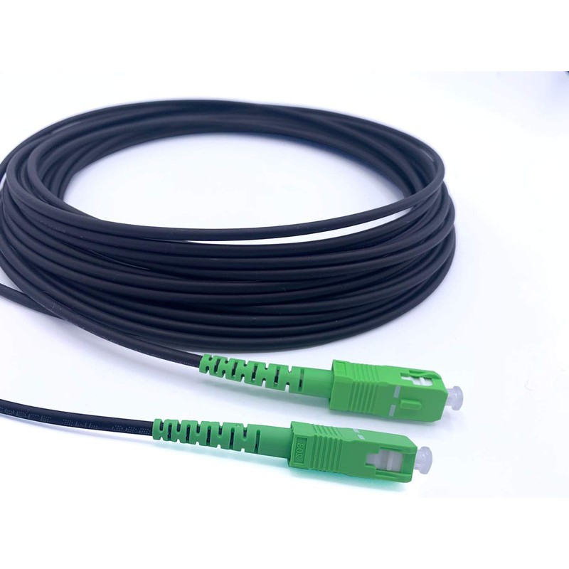 Elfcam - Armored Fiber Optic Cable SC/APC to SC/APC Simplex