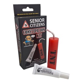 Diabolical DP1347 Constipation Kit - 70th Birthday Gifts for Men, Old Man Gifts, Presents for Grandma, Old Age Joke Gifts, Gag Gifts Secret Santa, for Dad