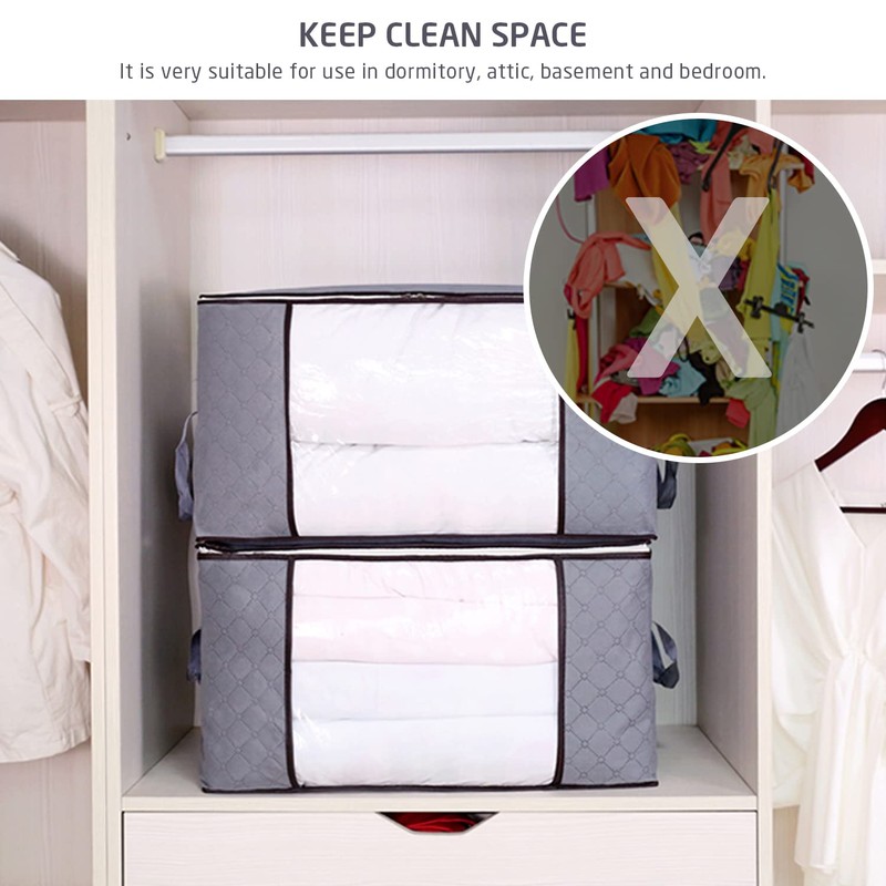NINVVS 1pc Large Capacity Hanger, Breathable Collapsible Organizer, Space Saving