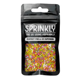SPRINKLY - Matt Sugar Strands - Rainbow - 30g