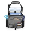 LUXJA Car Front Seat Organizer with Cover and Laptop Sleeve,
