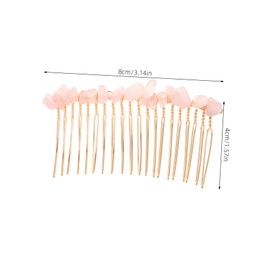 TOVINANNA Fashion Retro Hair Comb Metal Hair Comb for Wedding for Women for Women