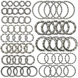 Yuauy 12 Kinds of 5 Sets Bike Ball Bearing Headset Retainer Crank Caged Wheel Ball Dia 4mm to 8mm 1/6" to 1/3" OD 20mm to 50mm ID 11mm to 42mm Repair Accessories 60 pcs