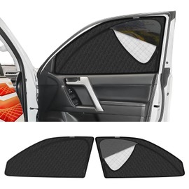 New Model Land Cruiser Prado 150 Series Late Model Exclusive Sunshade Magnetic Type For Sides Vehicle-Specific 2-in-1 Integrated Car Shade Prado 150 Mesh Curtain Ventilation Heat Insulation Sun