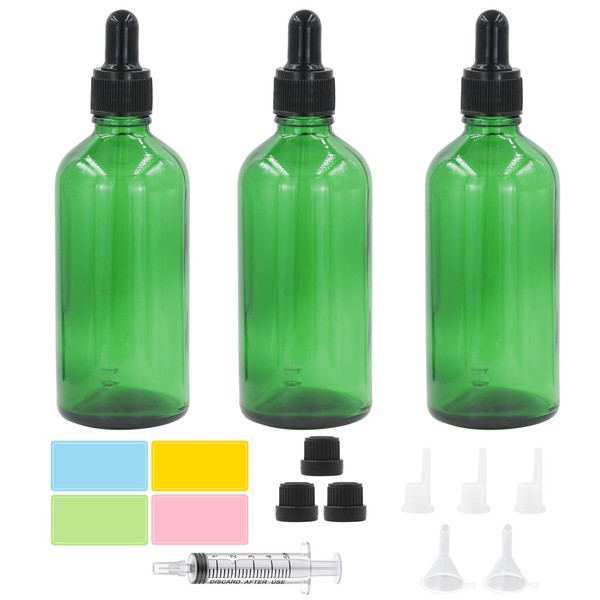 Episkey 3 x 100ml Grün Flaschen mit Pipettenflasche Pipette &