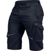 Leib Wächter Flex-Line Men's Work Shorts Navy/Black Flexible with Spandex,