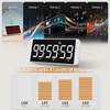 MeesMeek Kitchen Clock Timer: 99H 59M 59S Countdown Countup Rechargeable