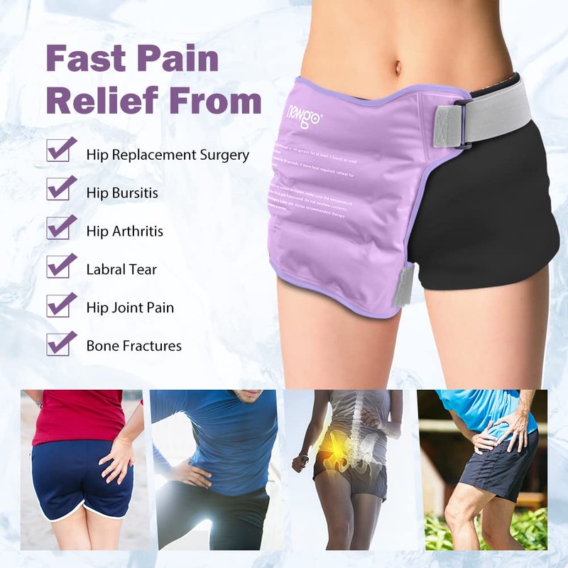 NEWGO Cooling Compress Hip Pain, Bursitis or Rehabilitation After Hip